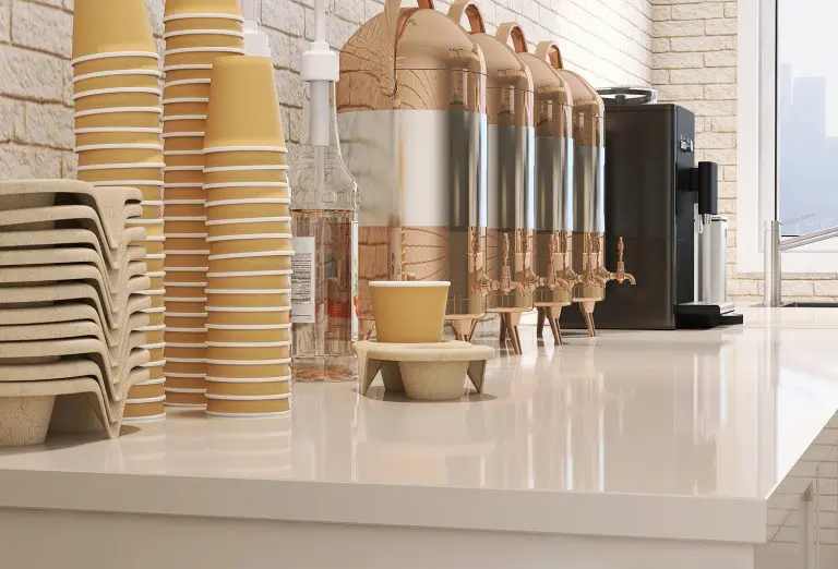 Image of breakroom supplies and cups