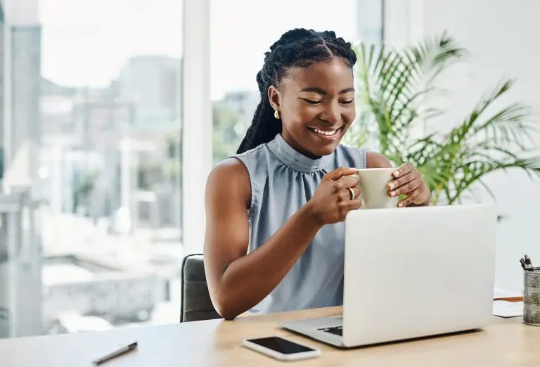 Image of an office worker
